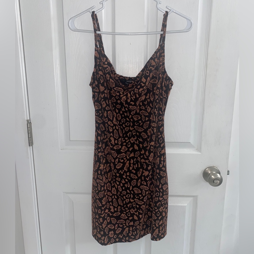forever 21 cheetah print dress